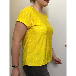 NWOT Tacara Polka Dot Blouse